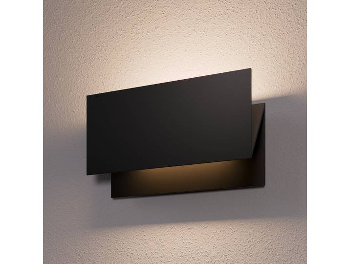Meja Applique Murale d'Extérieur IP54 Graphite - Lucande - Balcon - Moderne - Métal - Angulaire