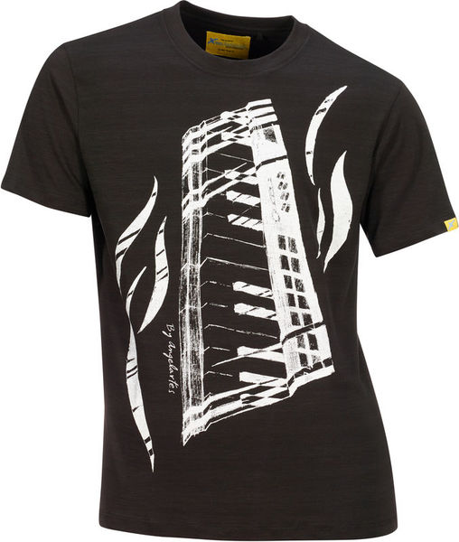 Xam Schrock T-Shirt Piano Feeling S nero