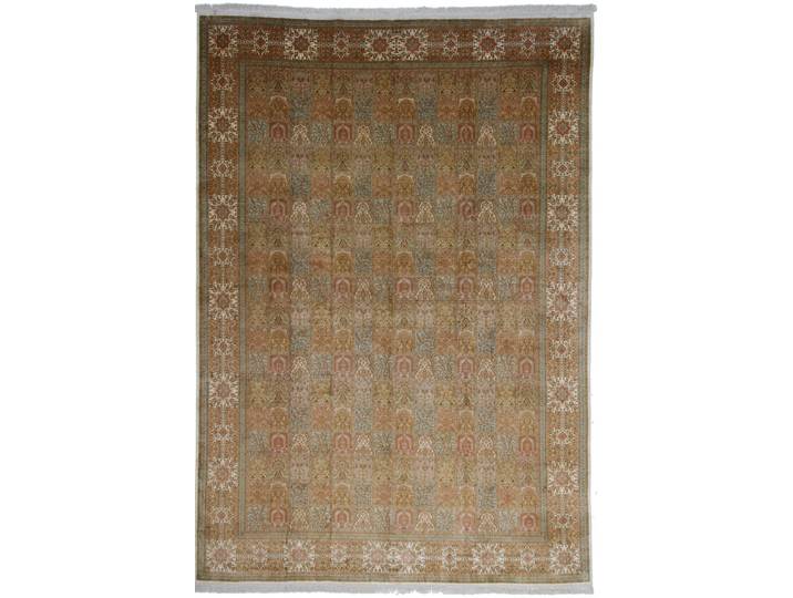 Kaschmir Seide Teppich 302x436 Handgeknüpft Orientteppich Seide