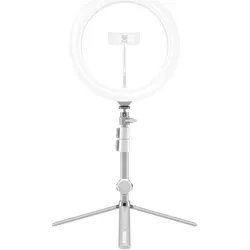 Kodak Smartphone Ring Light für Vlogging 25cm (Ringlicht), Dauerlicht, Silber