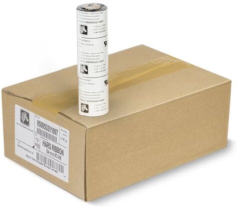 Zebra 5095 (05095GS11007) filme resina 110 mm x 74 m (12 fitas)