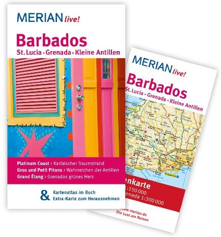 Robert Möginger - Barbados St. Lucia Grenada - Kleine Antillen: MERIAN live! - Mit Kartenatlas im Buch und Extra-Karte zum Herausnehmen - Preis vom 17.10.2026 19:25:27 h