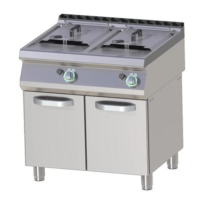 RM GASTRO Thermik Serie 700 Gas-Fritteuse mit Unterschrank FE-780/17G