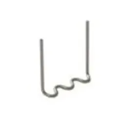 K-Tools 527864 100er-Pack Edelstahl-Klammern für Kunststoff Reparatur System U-Form, ø0,8mm