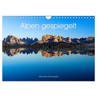 Alpen gespiegelt (Wandkalender 2027 DIN A4 quer), CALVENDO Monatskalender