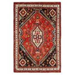 Orientteppich Ghazni Gashgai 170 x 240 cm Wolle Rot