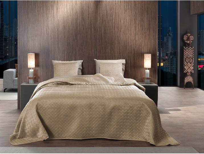 Coussin décoratif Audrey Beige 50 x 15 x 50cm Polyester