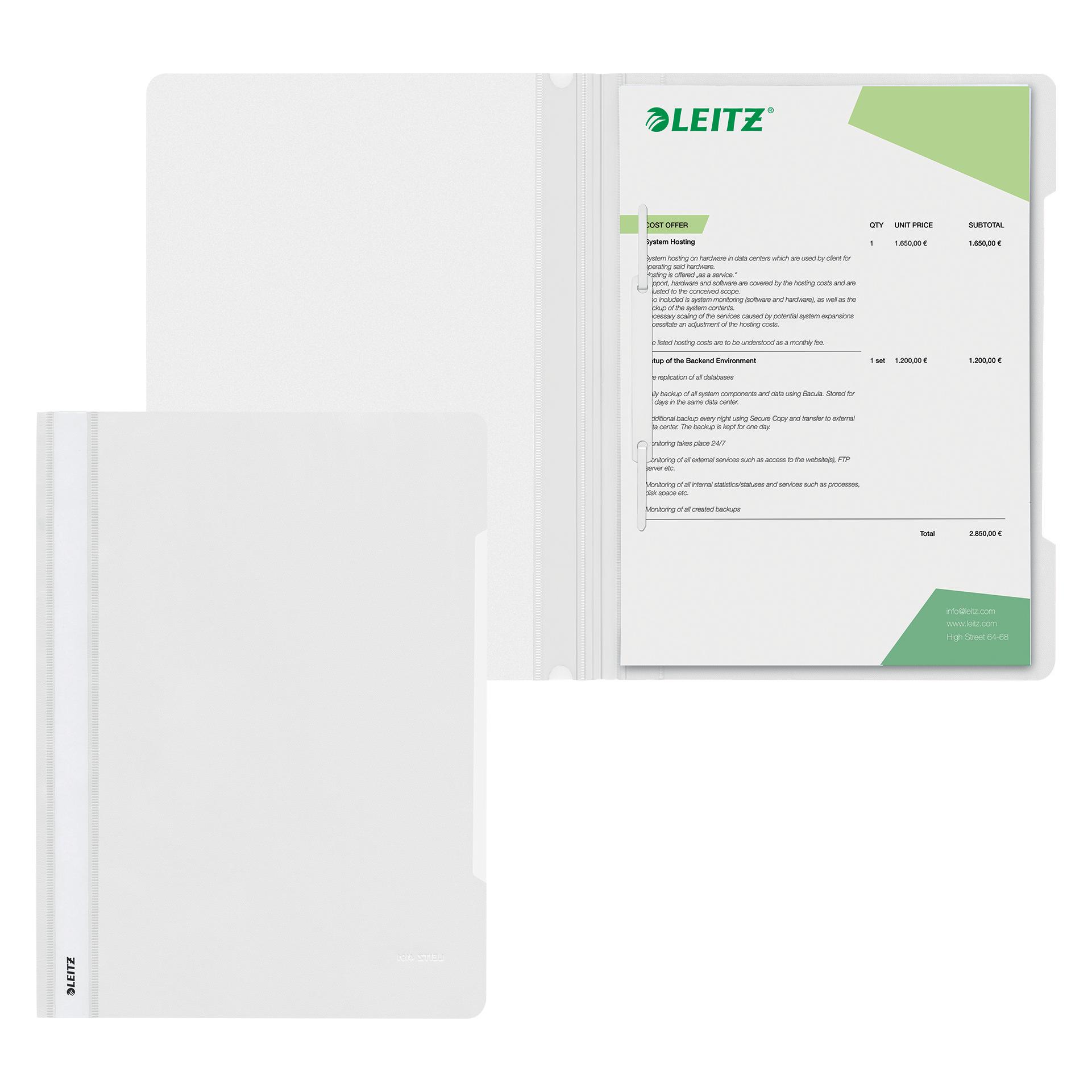 Leitz Standard Plastik-Hefter (A4, 1x) (4191-00-01)