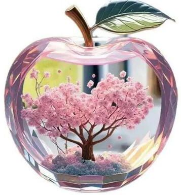 Uplifted Finds Cherry Blossom Apple Landscape   2D Acrylic Printing Ornament   Professional Executive Desktop & Home Decor Art Cherry Blossom Apple Landscape   2D Acrylic Printing Ornament   Professional Executive Desktop & Home Decor Art