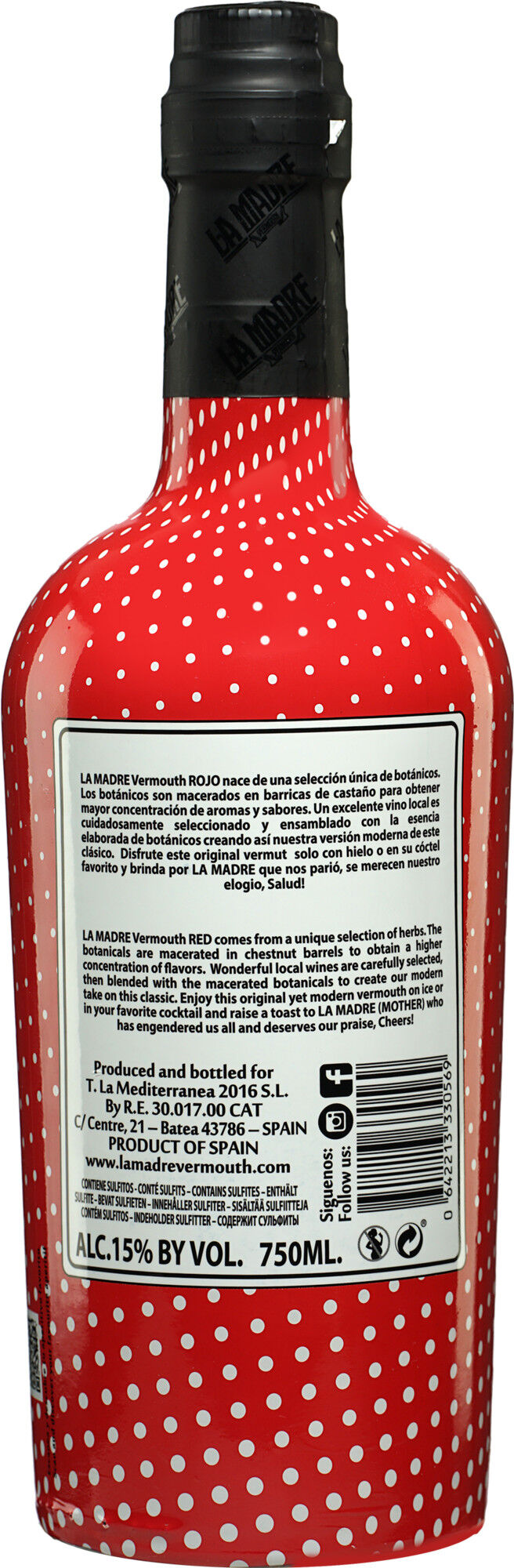 La Madre Vermouth 15% Vol. Süß aus Spanien