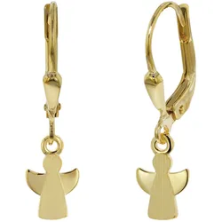 trendor 51940 Kinder-Ohrringe Engel 333 (8 Kt) Gold Ohrschmuck für Mädchen