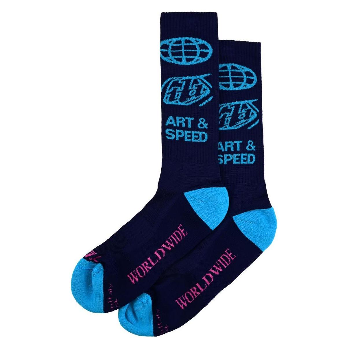 Troy Lee Designs Mens Performance Socks, Worldwide, midnight, S/M (S) (853148012)