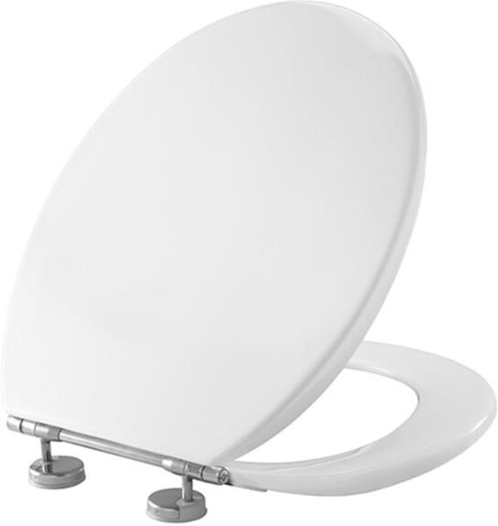 Pressalit WC-Sitz 54011-BV5999 weiß polygiene, mit Deckel, Standard, Spezialscharnier BV5, universal, Edelstahl