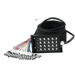 Omnitronic Multicore Stagebox XLR/XLR (30 m, XLR Kabel), Audiokabel