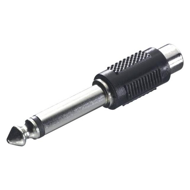 Vivanco Adapter 6,3 mm Klinke / Cinch (Klinkenadapter) (VVARCAF63JACKM)