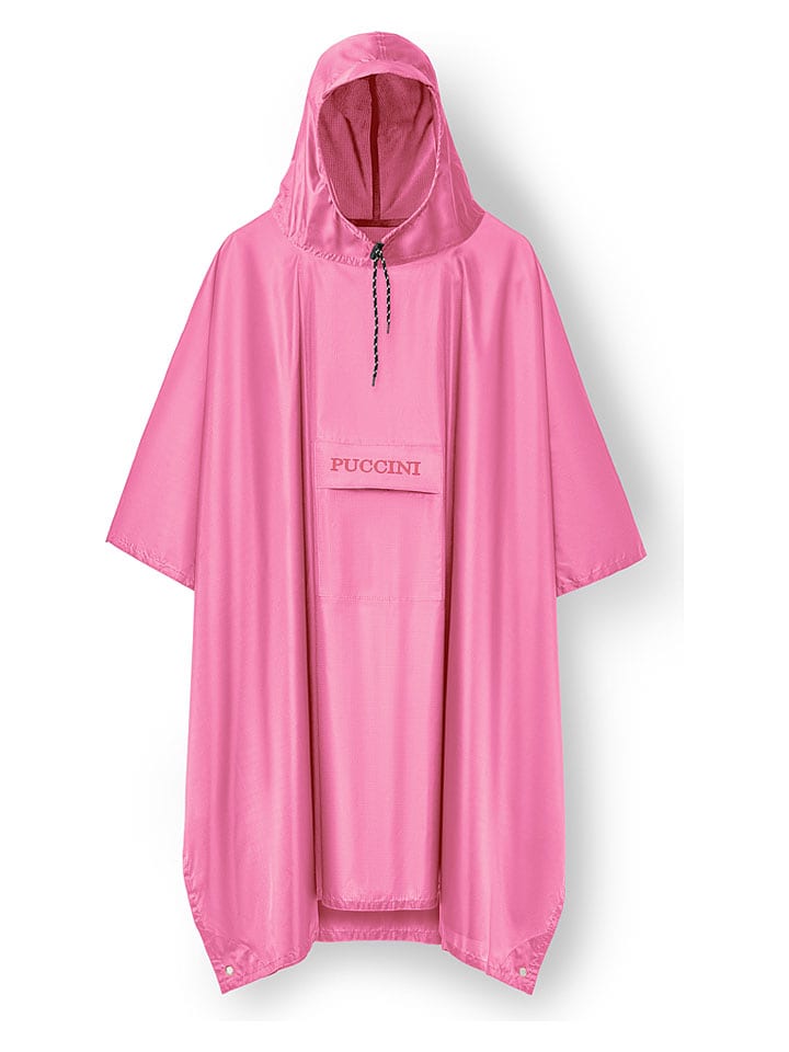 Puccini Regenponcho in Rosa - onesize
