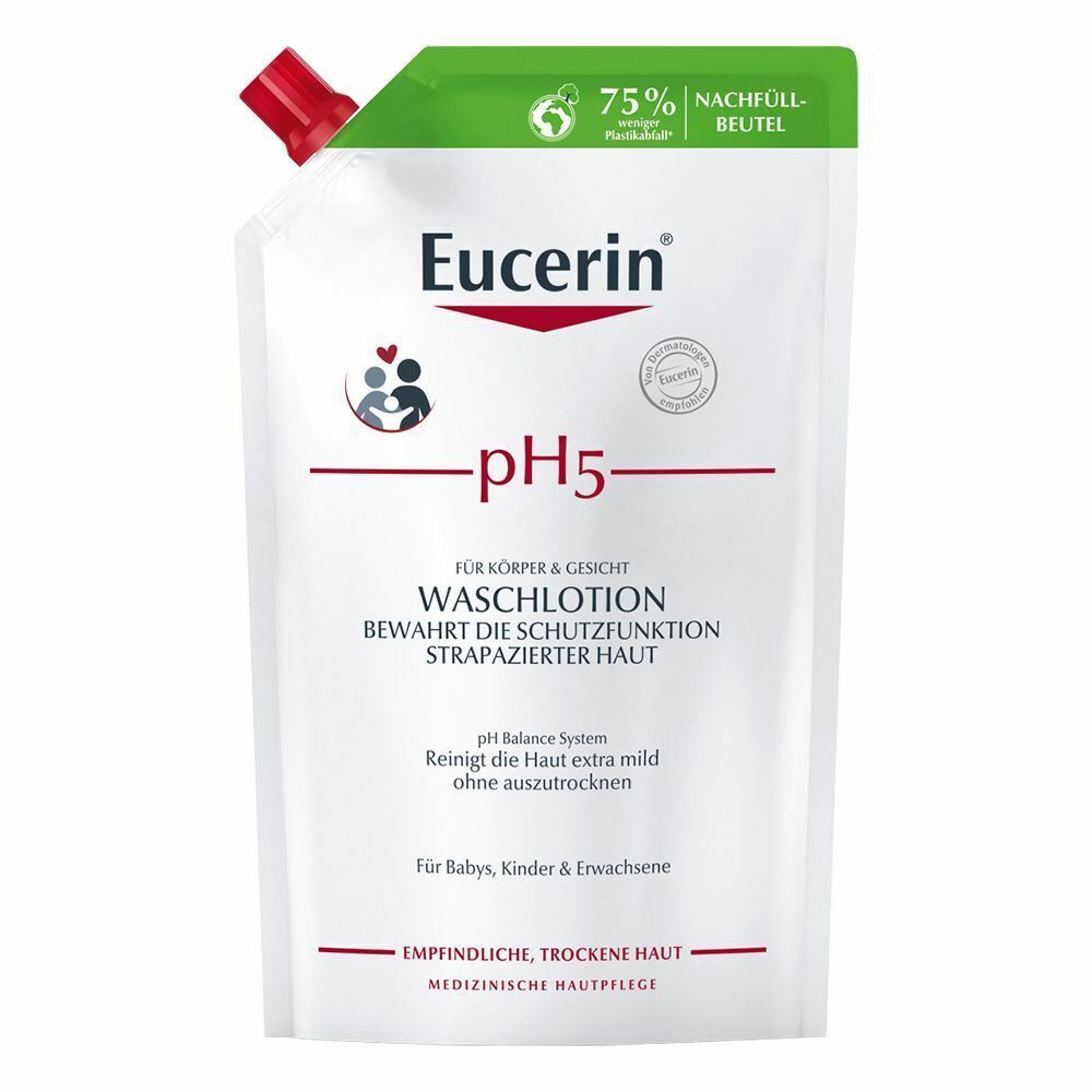2x Eucerin pH5 Waschlotion empfindliche Haut Nachfüll 2x750 ml Lotion