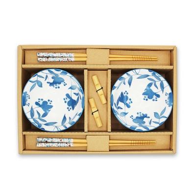 'Blaue Blüte' Chinesisches Geschenkset