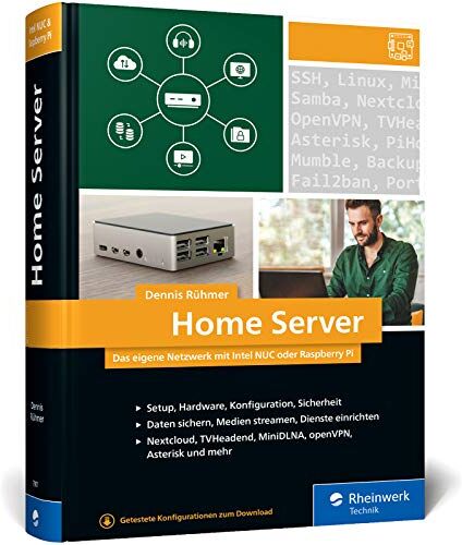 Dennis Rühmer - Home Server: Das eigene Netzwerk mit Intel NUC oder Raspberry Pi. Über 800 Seiten Praxiswissen für Maker und Tekkies - Preis vom 01.10.2026 17:08:56 h
