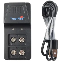 Trustfire BC01 9V Block 6F22 Akku-Ladegerät für Li-Ion, NiMH