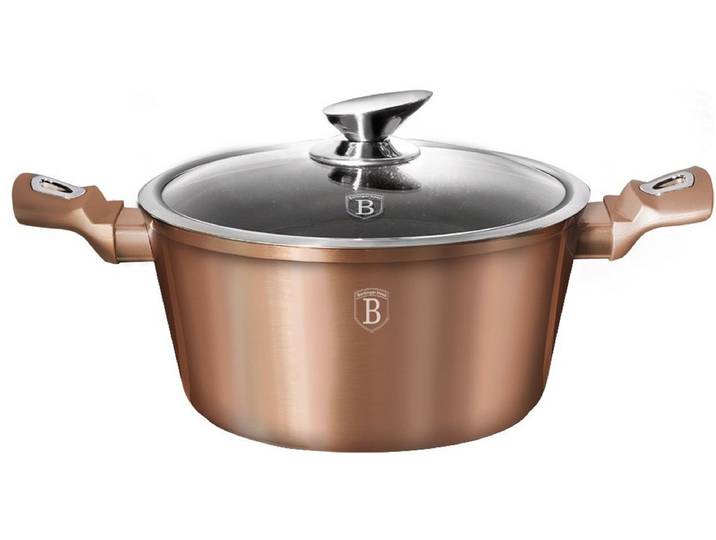 GRANIETEN POT 24CM BERLINGER HAUS ROSE GOUD BH-1515