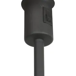 Mexlite Tischleuchte NOOR, 1-flammig, E27, IP20, schwarz, Schirm grün STE-4427ZW