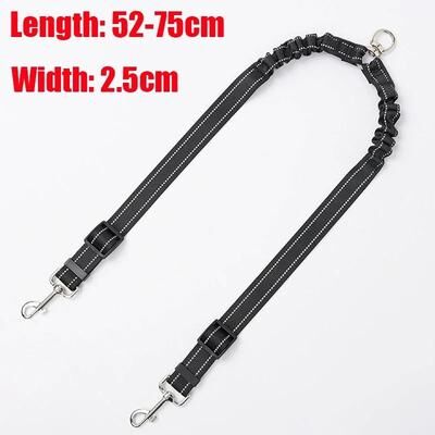 Inspired Finds 3M Dual Retractable Dog Leash With LED Light & Waste Bag Holder only Double Rope