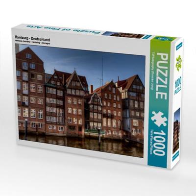 CALVENDO Puzzle Hamburg - Deutschland | 1000 Teile Lege-Größe 64x48cm Foto-Puzzle für glückliche Stunden
