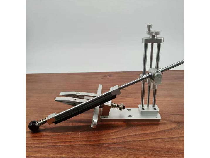 Aiguiseur de couteaux professionnel à angle fixe Apex, outils pour couteaux de cuisine, système d'affûtage de couteaux avec ensemble de pierres à aiguiser en diamant