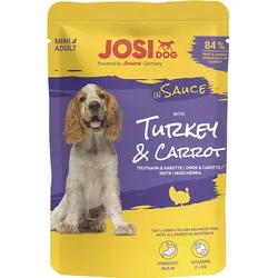 JosiDog Turkey & Carrot in Sauce 24x100 g
