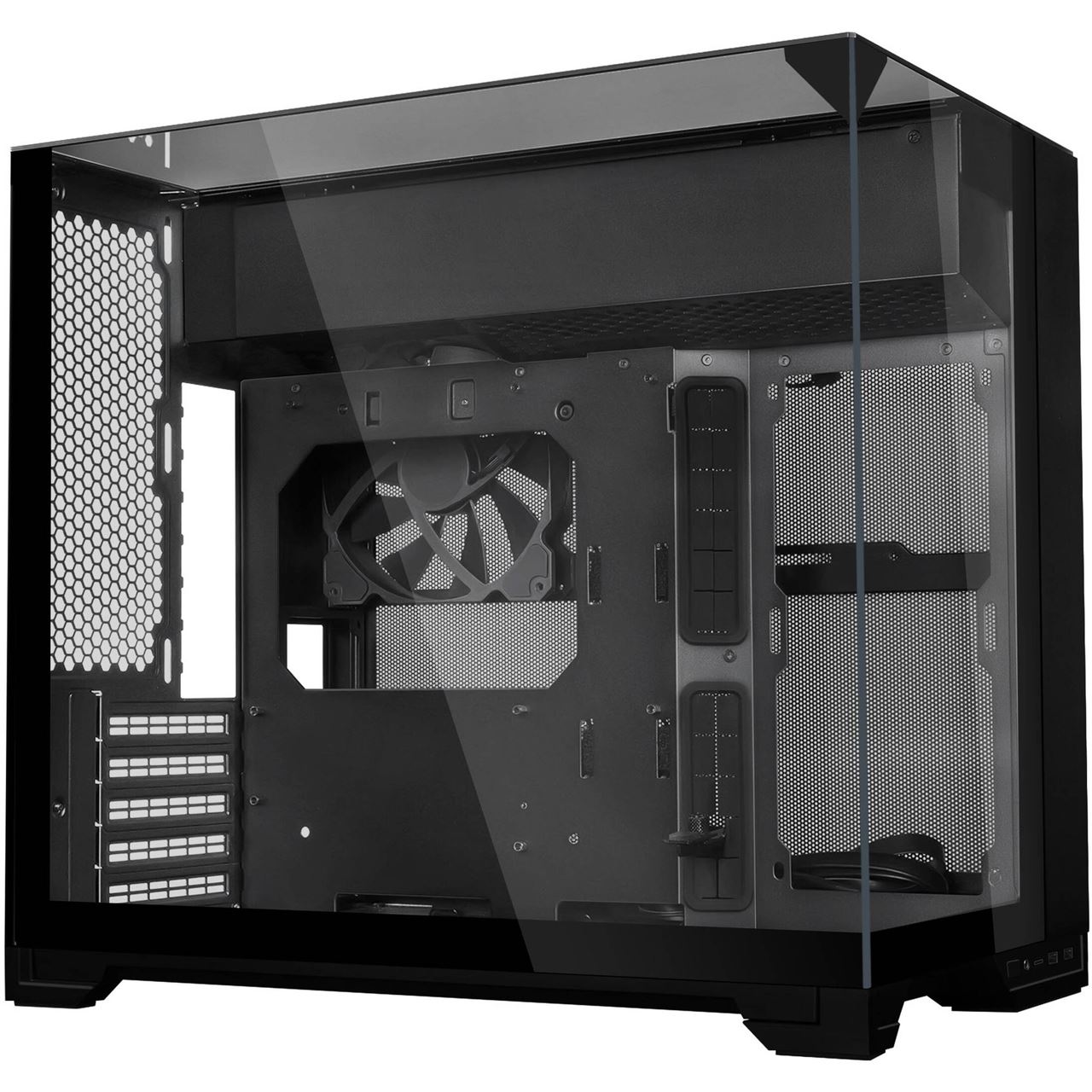 Lian Li O11 Vision-M PC-Gehäuse, Micro-ATX, Tempered Glass - schwarz