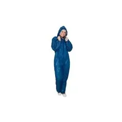 Vlies-Overall mit Kapuze Premium  Blau XL