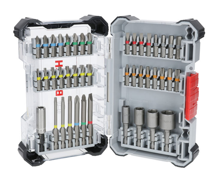 Bosch Extra Hard Set, 43‑tlg. im Pick and Click-Koffer 2607017727