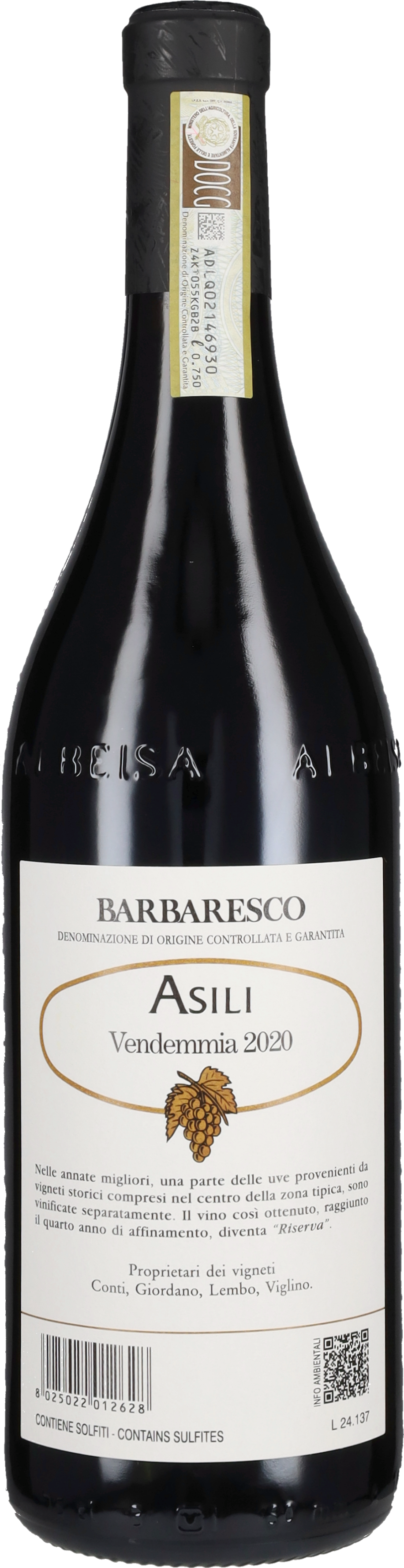 Barbaresco Riserva 'Asili' Produttori del Barbaresco 2021
