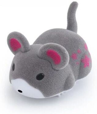 Inspired Living Rechargeable Smart Moving Mouse Interactive Cat Toy gray
