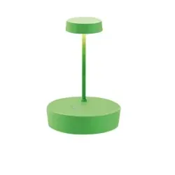 Zafferano Swap mini pro apfelgrüne wiederaufladbare und dimmbare LED-Tischleuchte