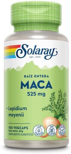 Solaray Maca 525mg 100 Capsules 100 Units