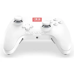 PowerA NSW2 Controller Advantage wired Lumectra white (Switch, Switch 2), Gaming Controller, Weiss, Mehrfarbig