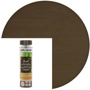 Dupli-Color Holzlasur Holzschutzlasur Spray, 0,5l, außen & innen, wetterfest, palisander