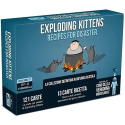 Asmodée Exploding Kittens: Recipes for Disaster - Ed. Italiana (Italienisch, 2 - 5 Spieler)