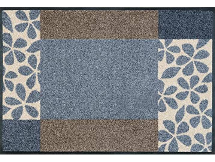 wash + dry - Tapis Florita grey 50x75\, Gris