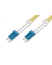DIGITUS LWL Singlemode Patchkabel LC APC / bis LC/APC Einzelmodus M 2 m Glasfaser 9/125 Mikrometer OS1 halogenfrei Gelb (DK-293LCA3LC-02)