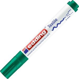 Edding Textilmarker 4500, grün, Strichbreite 2-3 mm, waschfest bis 60 Grad