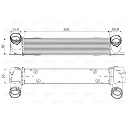Ladeluftkühler VALEO 818553 für BMW 3er X1