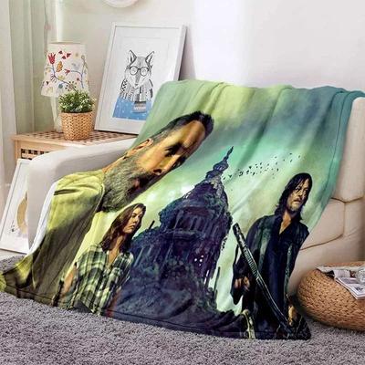 Uplift Picks The Walking Dead Zombie Throw Blanket Soft Flannel Sofa And Bed Cover 13 150x220 Cm