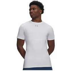 Under Armour, Herren, Sportshirt, Fitnessshirt HeatGear Elite (XXL), Weiss