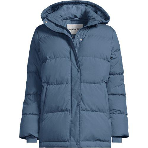 Wasserabweisende Daunenjacke für Damen, Damen, size: regular, Blau, Nylon, by Lands' End