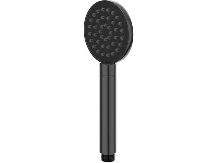 IVY Handdouche Rond 9 cm Satin Spray - Zwart Chroom PVD