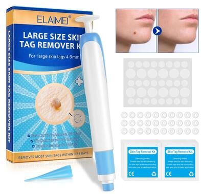 Uplifted Finds Auto Large Size Skin Tag Removal Kit For 4 To 9mm Skin Tags With Cleansing Swabs Home Skin Care Tool 1