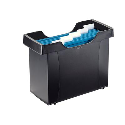 Leitz Plus Hängeregisterbox DIN A4 20 Stück Plastic Schwarz 36,5 x 17 x 27,3 cm
